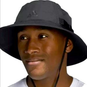 Adidas Men Victory III Aeroready Black Bucket Hat Size L/XL Sun Protection NWT